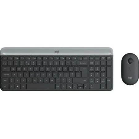 clavier et souris Logitech 920-009196 Noir QWERTY de Logitech, Claviers - Réf : S7841759, Prix : 61,95 €, Remise : %