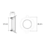 Lamp EDM Support hoop ø 8,4 cm Halogen by EDM, Halogen Bulbs - Ref: S7900573, Price: 5,98 €, Discount: %