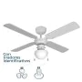 Ventilador de Teto com Luz EDM 33800 Caribe Branco 50 W de EDM, Ventoinhas de teto com candeeiro - Ref: S7900596, Preço: 66,9...