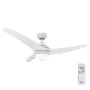 Ventilateur de Plafond avec Lumière EDM 33803 Egeo Blanc 60 W de EDM, Ventilateurs de plafond avec lampe intégrée - Réf : S79...