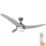 Ceiling Fan with Light EDM Egeo 60 W Chromed by EDM, Ceiling Fans with Lamp - Ref: S7900600, Price: 155,58 €, Discount: %