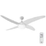 Ventilatore da Soffitto con Luce EDM 33806 Caspio Bianco 60 W di EDM, Ventilatori da soffitto con lampada - Rif: S7900602, Pr...