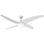 Ventilateur de Plafond avec Lumière EDM 33806 Caspio Blanc 60 W de EDM, Ventilateurs de plafond avec lampe intégrée - Réf : S...