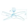 Ventilatore da Soffitto con Luce EDM 33807 Caspio 60 W di EDM, Ventilatori da soffitto con lampada - Rif: S7900603, Prezzo: 1...