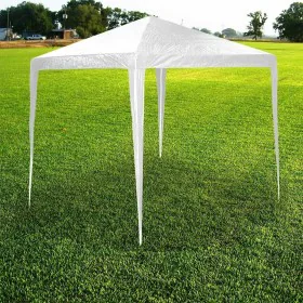 Gazebo Lifetime Impermeável Polietileno Branco PVC 300 x 300 x 250 cm de Lifetime, Sombras - Ref: S7900652, Preço: 52,79 €, D...