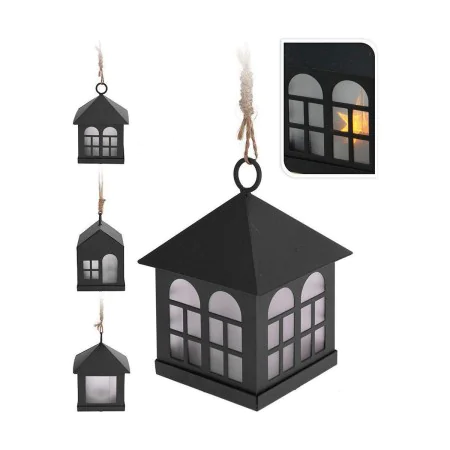 Lantern Decoration With Light Black Metal by Decoration With Light, Lanterns - Ref: S7900871, Price: 6,10 €, Discount: %