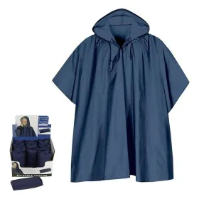 Imperméable Poncho Bleu (Taille unique) de BigBuy Outdoor, Homme - Réf : S7901785, Prix : 9,47 €, Remise : %