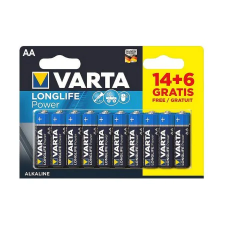 Batterie Varta Longlife Power (20 Pezzi) di Varta, Pile monouso - Rif: S7902451, Prezzo: 11,60 €, Sconto: %