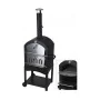 Barbecue a Carboni con Ruote Nero (Ø10 x 46,5 cm) (44,5 x 65 x 158 cm) di BigBuy BBQ, Barbecue all'aperto - Rif: S7902954, Pr...