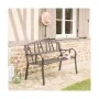 Bench with backrest Anthracite Iron (123 X 53 X 86 cm) by BigBuy Home, Benches - Ref: S7904421, Price: 204,65 €, Discount: %