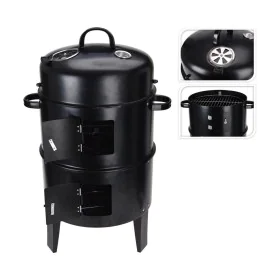 Barbecue Black (Ø 47 x 78 cm) by BigBuy BBQ, Combination Barbecue-Smokers - Ref: S7904467, Price: 80,15 €, Discount: %