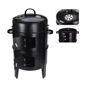 Barbecue Black (Ø 47 x 78 cm) by BigBuy BBQ, Combination Barbecue-Smokers - Ref: S7904467, Price: 86,56 €, Discount: %