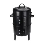 Barbecue Black (Ø 47 x 78 cm) by BigBuy BBQ, Combination Barbecue-Smokers - Ref: S7904467, Price: 80,15 €, Discount: %