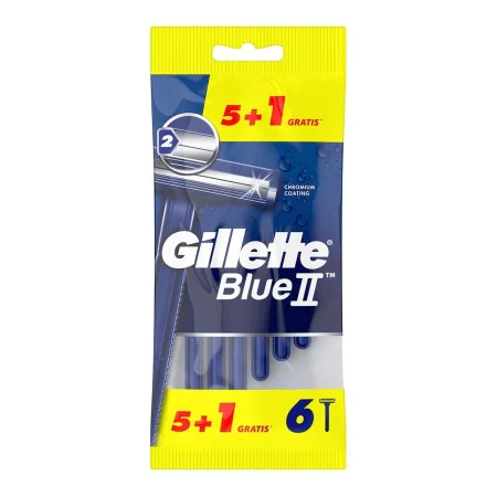 Máquina de Barbear Manual Gillette 6 Unidades de Gillette, Homem - Ref: S7905229, Preço: 5,11 €, Desconto: %