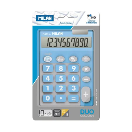 Calcolatrice Milan Duo Calculator PVC di Milan, Semplici - Rif: S7906406, Prezzo: 14,59 €, Sconto: %