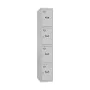 Locker Simon Rack Metal Light grey 4 compartments (180 x 30 x 50 cm) by Simon Rack, Organisation and storage - Ref: S7906982,...