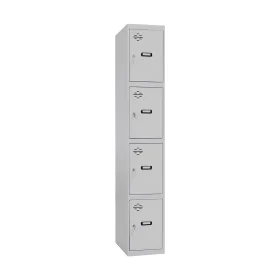 Locker Simon Rack Metal Light grey 4 compartments (180 x 30 x 50 cm) by Simon Rack, Organisation and storage - Ref: S7906982,...