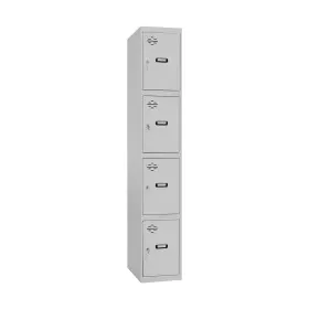 Locker Simon Rack Metal Light grey 4 compartments (180 x 30 x 50 cm) by Simon Rack, Organisation and storage - Ref: S7906982,...