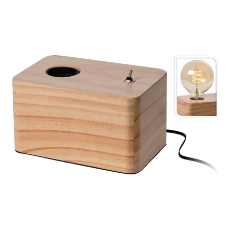 Lámpara de mesa Atmosphera Madera Marrón 40 W 220-240 V de Atmosphera, Lámparas de mesa y mesilla de noche - Ref: S7908359, P...