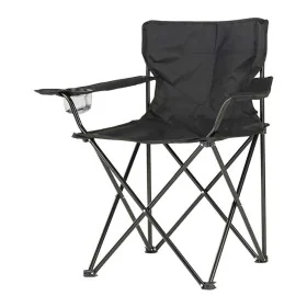 Chaise Pliante Noir 80 x 83,5 x 51 cm de BigBuy Outdoor, Chaises - Réf : S7908447, Prix : 18,69 €, Remise : %