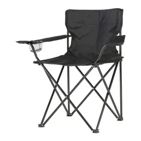 Chaise Pliante Noir 80 x 83,5 x 51 cm de BigBuy Outdoor, Chaises - Réf : S7908447, Prix : 18,85 €, Remise : %