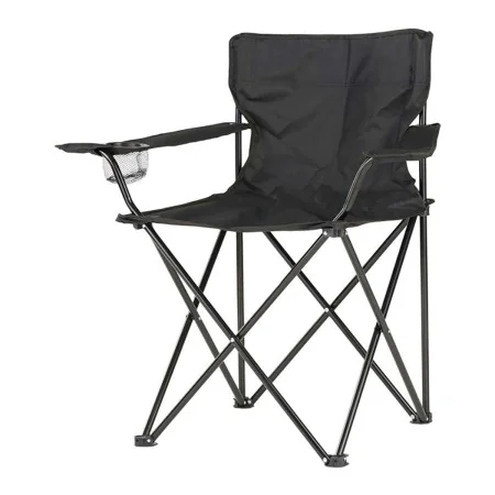 Chaise Pliante Noir 80 x 83,5 x 51 cm de BigBuy Outdoor, Chaises - Réf : S7908447, Prix : 18,05 €, Remise : %