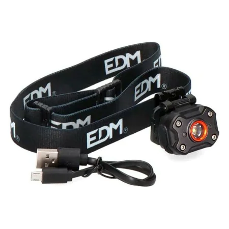 LED Head Torch EDM Black 8 W 400 lm by EDM, Headlamps - Ref: S7909515, Price: 16,81 €, Discount: %