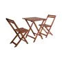 Ensemble Table + 2 Chaises EDM Bois d'acacia de EDM, Salons de jardin - Réf : S7910383, Prix : 195,14 €, Remise : %