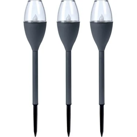 Garden Torch Progarden Dark grey Plastic 21 x 8 x 31 cm (3 Pieces) by Progarden, Outdoor Candles - Ref: S7910678, Price: 14,8...