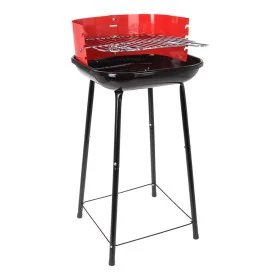 Charcoal Barbecue with Stand Grill 41 x 41 x 74 cm Red/Black by BigBuy BBQ, Outdoor barbecues - Ref: S7910685, Price: 35,72 €...