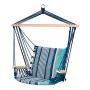 Swing Blue Wood Cotton With armrests Striped 53 x 100 cm by BigBuy Outdoor, Swing Chairs - Ref: S7910710, Price: 50,00 €, Dis...