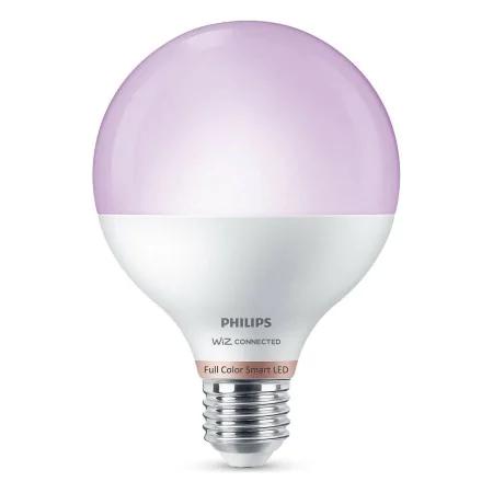 LED lamp Philips Wiz G95 Smart Full Colors F 11 W E27 1055 lm (2200K) (6500 K) by Philips, LED Bulbs - Ref: S7910743, Price: ...