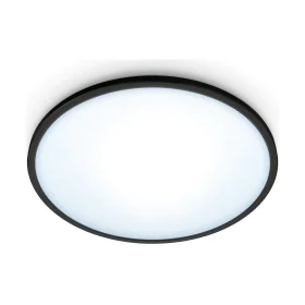 Lampadario Philips Wiz 14 W ø 24,2 x 2,3 cm Bianco Nero Multicolore Metallo Alluminio (2700 K) (6500 K) di Philips, Plafonier...