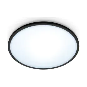 Ceiling Light Philips Wiz 14 W ø 24,2 x 2,3 cm White Black Multicolour Metal Aluminium (2700 K) (6500 K) by Philips, Ceiling ...