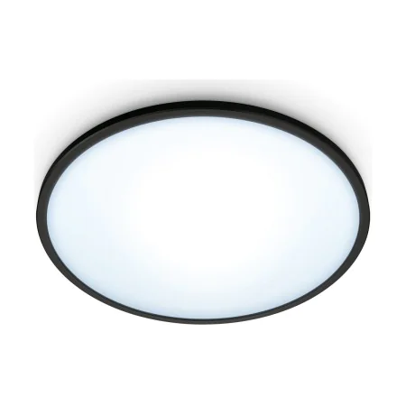 Ceiling Light Philips Wiz 14 W ø 24,2 x 2,3 cm White Black Multicolour Metal Aluminium (2700 K) (6500 K) by Philips, Ceiling ...