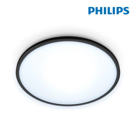 Candeeiro de teto Philips Wiz 16 W 29,2 x 2,3 cm Preto Multicolor Alumínio (2700 K) (6500 K) 16 W de Philips, Iluminação de t...