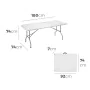 Folding Table EDM White by EDM, Tables - Ref: S7910786, Price: 65,00 €, Discount: %