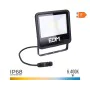 Foco LED EDM Negro 50 W F 4000 Lm (6400 K) de EDM, Focos de exterior - Ref: S7911227, Precio: 32,09 €, Descuento: %