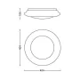 Lampadario LED Philips Cinnabar Bianco Plastica (40,4 x 10,6 cm) 20 W di Philips, Plafoniere - Rif: S7912684, Prezzo: 35,95 €...