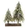 Sapin de Noël Double Enneigé Base en bois (28 x 16 x 28 cm) de BigBuy Christmas, Noël - Réf : S7912936, Prix : 14,21 €, Remis...