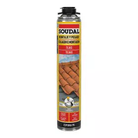 Mousse Soudal Polyuréthane Revolver Toit Gris 750 ml de Soudal, Mousses expansives - Réf : S7912994, Prix : 9,40 €, Remise : %