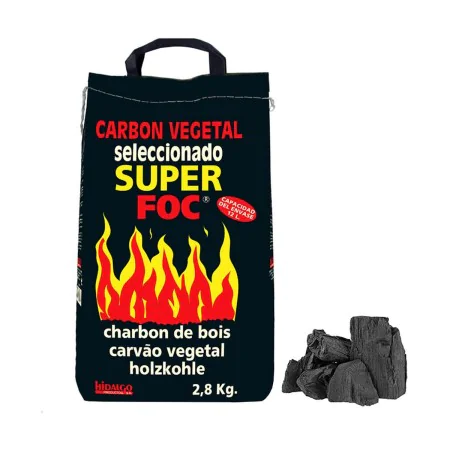 Charcoal 2.8 kg by BigBuy BBQ, Charcoal - Ref: S7913262, Price: 7,83 €, Discount: %