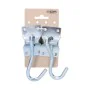 Holder EDM Hook for hanging up Hammock Silver 70 x 45 mm (2 Units) by EDM, Stands - Ref: S7913320, Price: 7,15 €, Discount: %