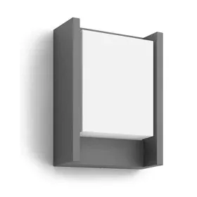 LED Wall Light Philips 16460/93/P3 Anthracite Aluminium 6 W 600 lm A++ (4000 K) (1 Unit) by Philips, Outdoor Wall Lights - Re...