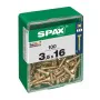 Caixa de parafusos SPAX Cabeça plana 3,5 x 16 mm (100 Unidades) de SPAX, Parafusos - Ref: S7913868, Preço: 5,82 €, Desconto: %