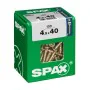 Caixa de parafusos SPAX Parafuso de madeira Cabeça plana (4,5 x 40 mm) de SPAX, Parafusos - Ref: S7913911, Preço: 8,19 €, Des...