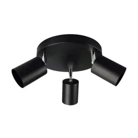 Deckenlampe EDM GU10 50 W Schwarz Kunststoff Ø 20 x 9 x 14,6 cm von EDM, Deckenleuchten - Ref: S7914609, Preis: 31,44 €, Raba...