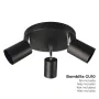 Ceiling Light EDM GU10 50 W Black Plastic Ø 20 x 9 x 14,6 cm by EDM, Ceiling Lights - Ref: S7914609, Price: 41,96 €, Discount: %