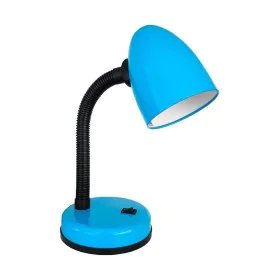 Lampada da scrivania EDM Amsterdam E27 60 W Flexo/Lampada da scrivania Azzurro Metallo (13 x 34 cm) di EDM, Lampade da lavoro...