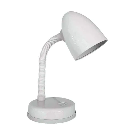 Lampada da scrivania EDM Amsterdam E27 60 W Flexo/Lampada da scrivania Bianco Metallo 13 x 34 cm (1 Unità) di EDM, Lampade da...